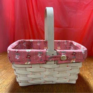 2006 Longaberger Spring Basket Combo with liner and protectors.